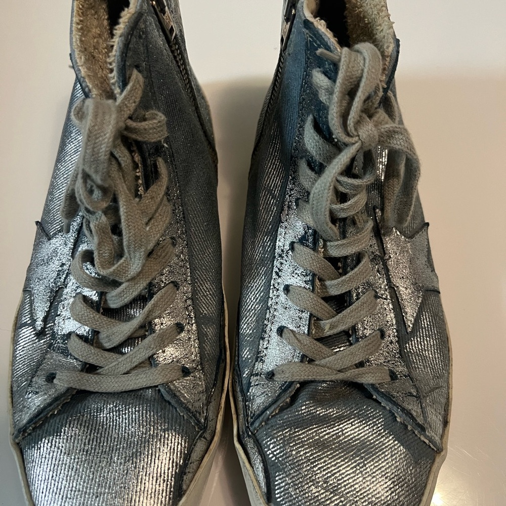 Golden Goose Denim with silver sheen